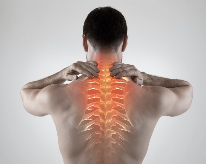Man having a Neck Pain